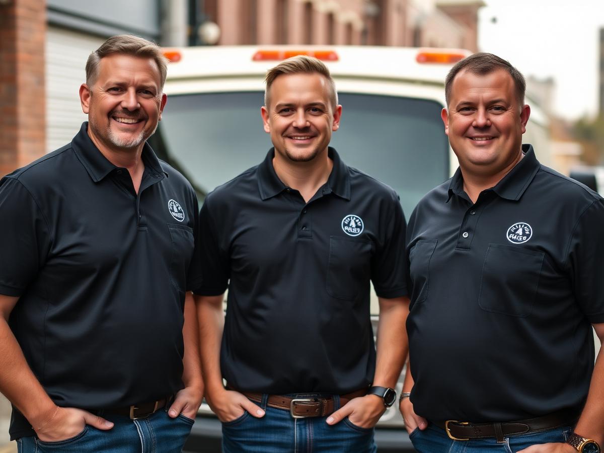 Crew Polos & Bottle Openers, Gas line contractor, Robinson